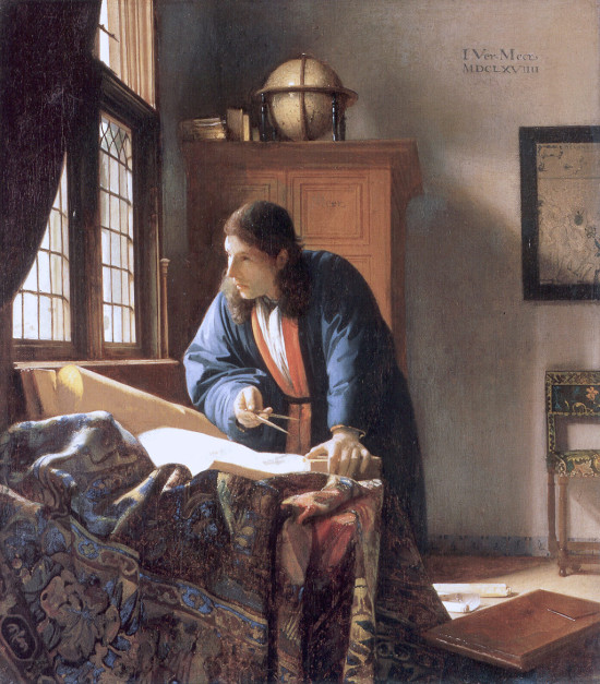 Johannes Vermeer, Geograf, malarstwo niderlandzkie, Niezła Sztuka