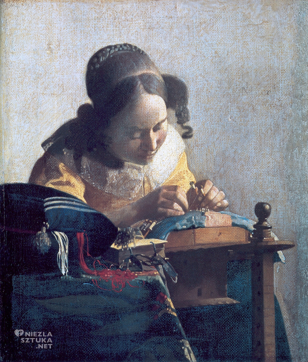 Johannes Vermeer, Koronczarka, Luwr, Niezła sztuka