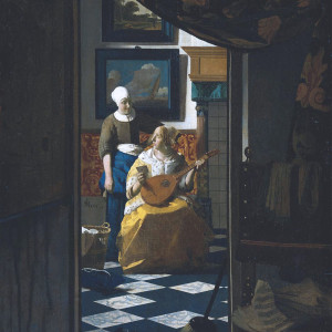 Johannes Vermeer, List miłosny, malarstwo niderlandzkie, Niezła Sztuka