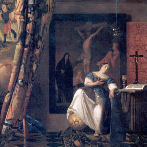 Johannes Vermeer, Alegoria wiary, malarstwo niderlandzkie, Niezła Sztuka