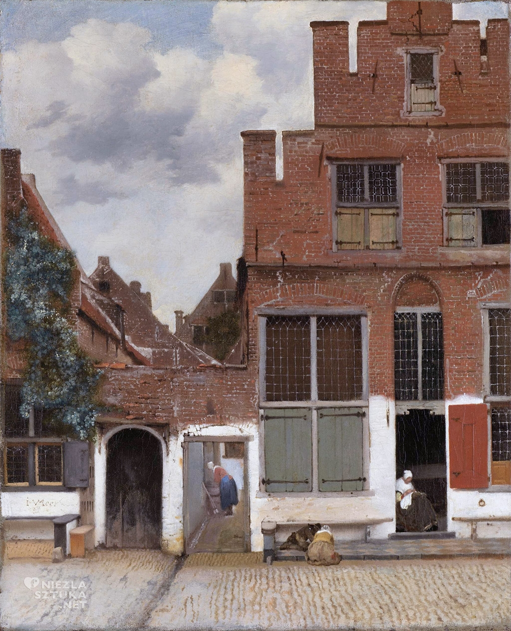 Johannes Vermeer, Uliczka, Niezła sztuka