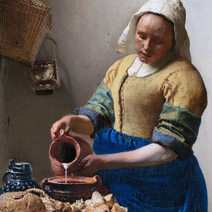Johannes Vermeer, Mleczarka, Rijksmuseum, Amsterdam, Niezła sztuka
