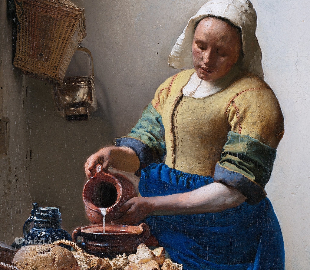 Johannes Vermeer, Mleczarka, Rijksmuseum, Amsterdam, Niezła sztuka