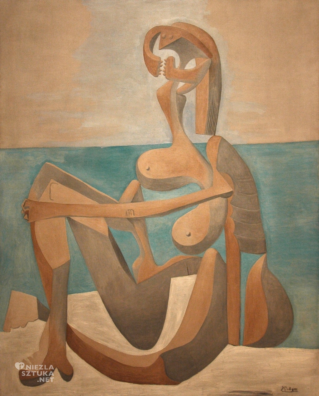 Pablo Picasso, Siedząca kąpiąca się, kubizm, Niezła Sztuka