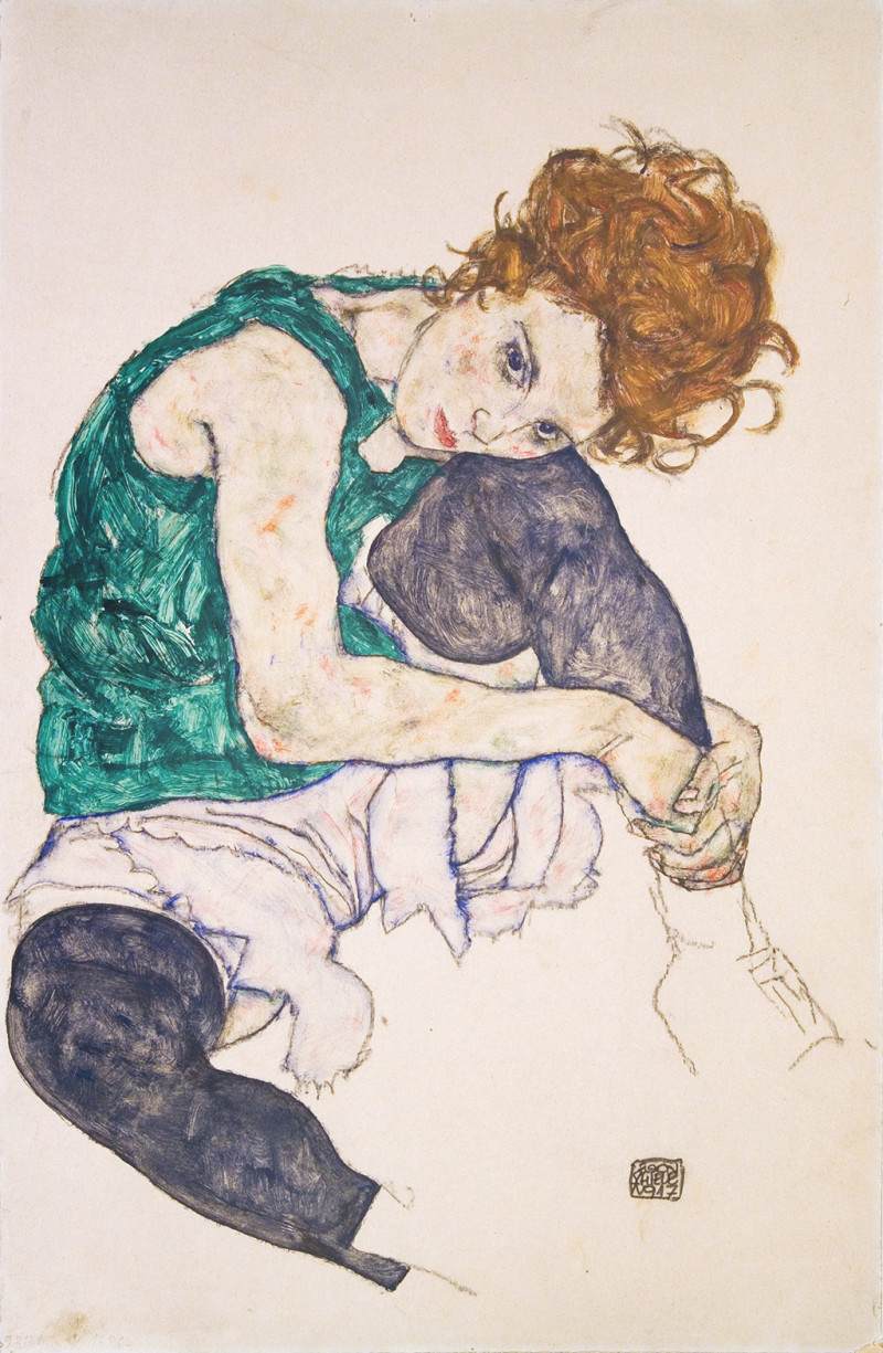 Egon Schiele „Portret żony artysty. Edith Schiele” » Niezła sztuka
