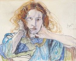 Stanisław Wyspiański, Portret Pani Solskiej, Irena Solska, portret, Niezła sztuka