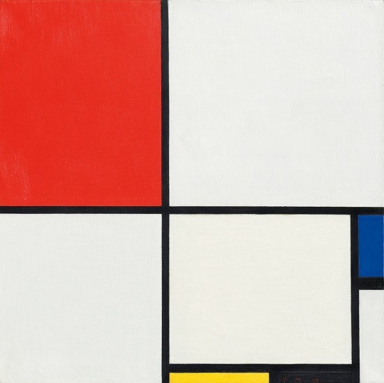 Piet Mondrian Kompozycja Nr. III (Kompozycja z Czerwonym, Niebieskim, Żółtym i Czarnym) | 1929, christies.com