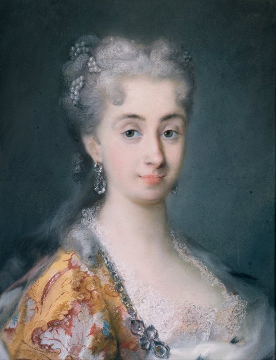 Rosalba Carriera, Portret Pisany Mocenigo, kobieta, portret kobiecy, pastel, Niezła sztuka