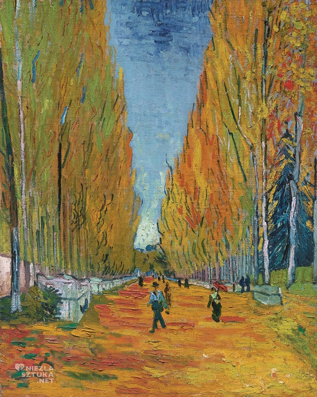 Vincent van Gogh, Les Alyscamps, malarstwo holenderskie, japonizm, Niezła Sztuka