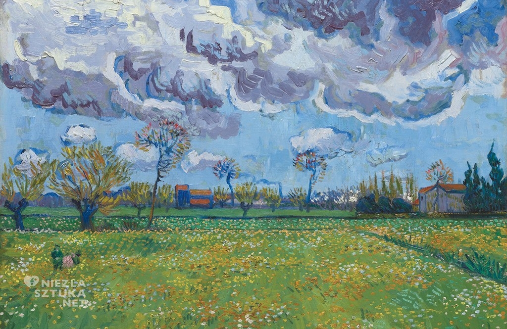 Vincent van Gogh, Krajobraz pod burzowym niebem, sothebys, aukcja, Niezła Sztuka