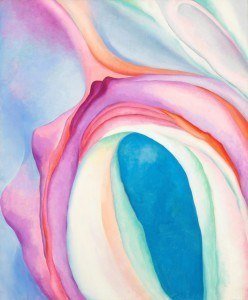 Georgia O'Keeffe,Music, Pink and Blue No. 2, 1918, artsy,net