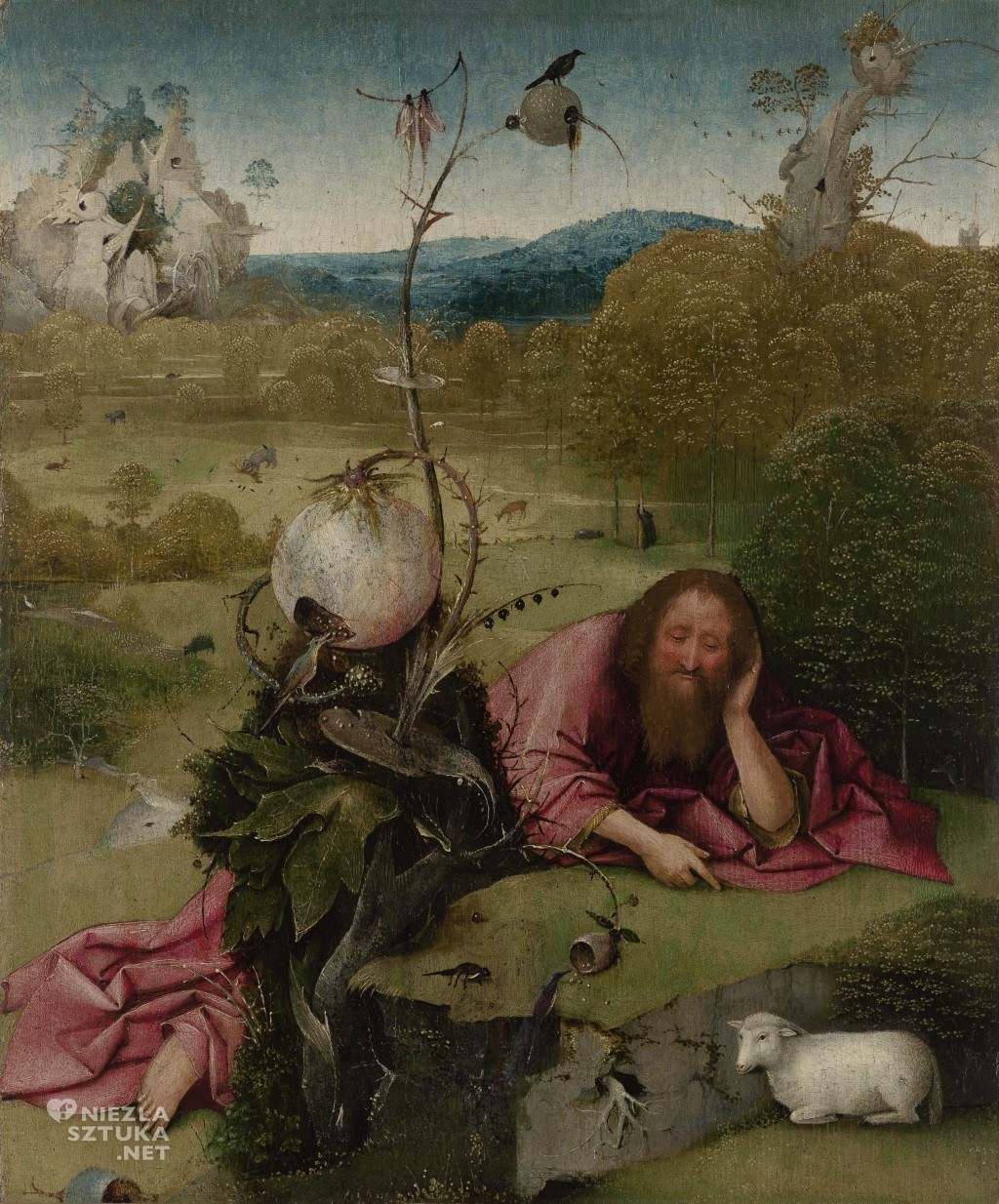 Hieronim Bosch, Św. Jan Chrzciciel, sztuka niderlandzka, sztuka religijna, Niezła Sztuka