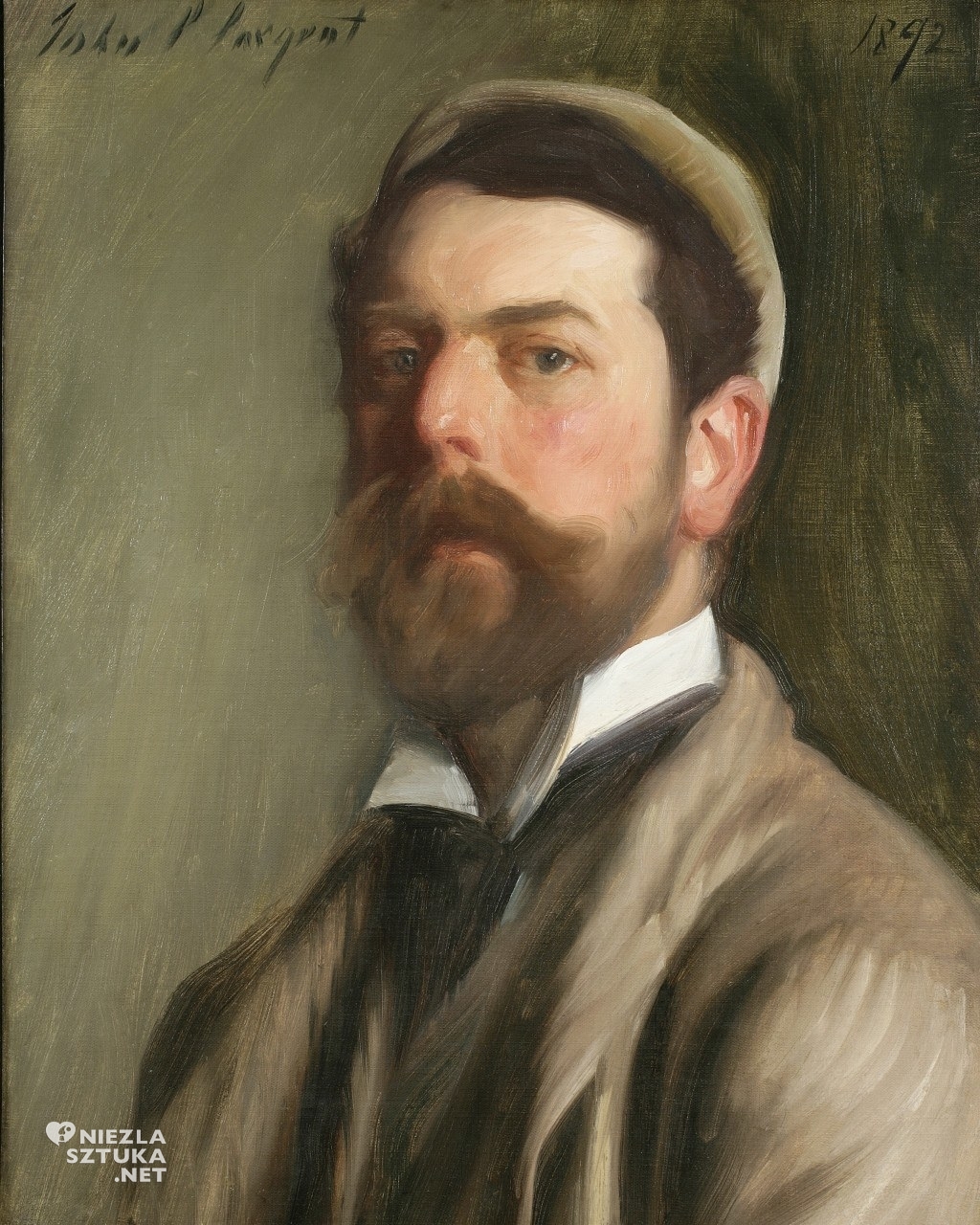 John Singer Sargent Autoportret, 1892 National Academy Museum, Nowy Jork, Niezła sztuka