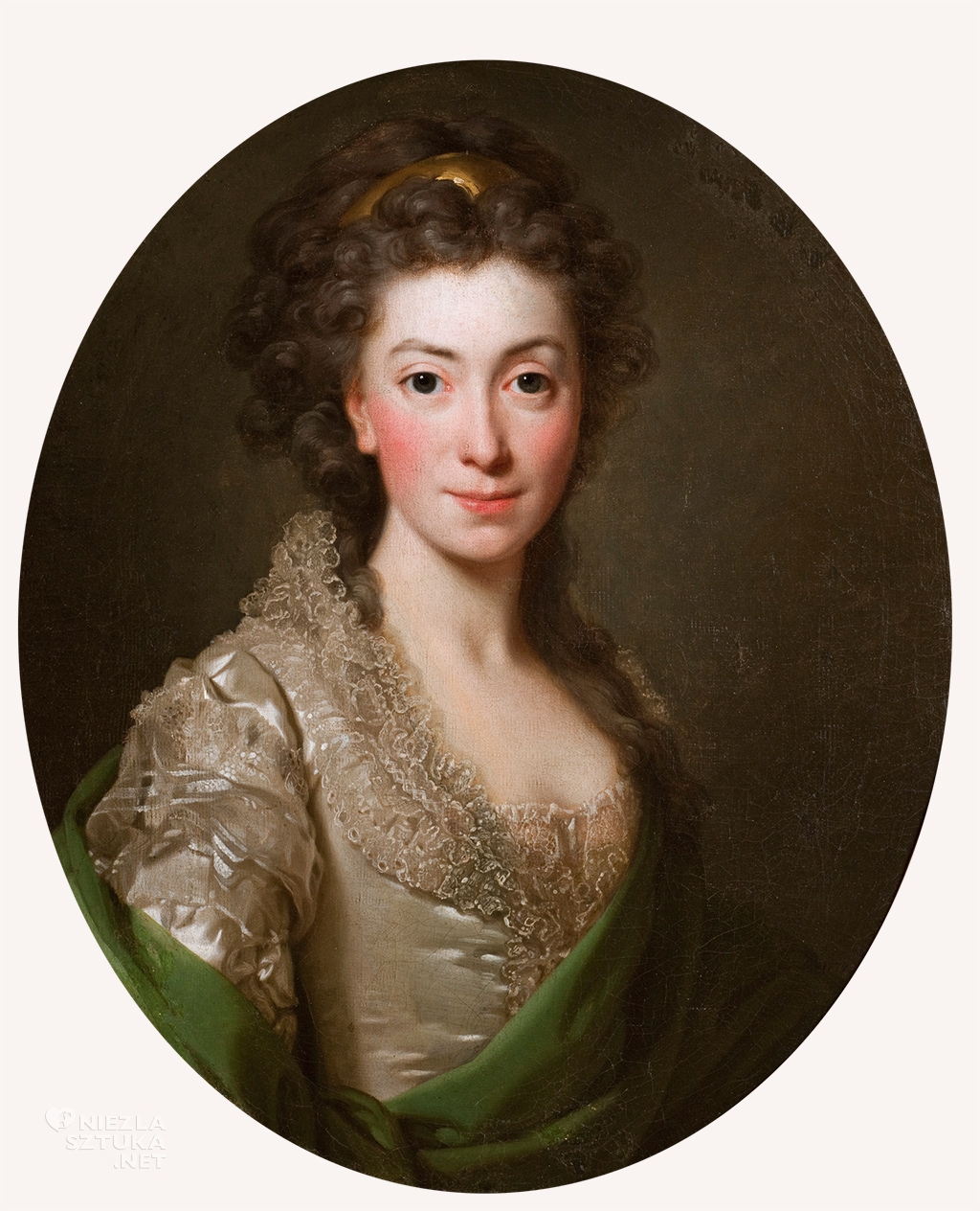 Alexander Roslin Portret Izabeli z Flemingów Czartoryskiej | 1794, Muzeum Narodowe w Krakowie, nr inw. MNK XII-a-616