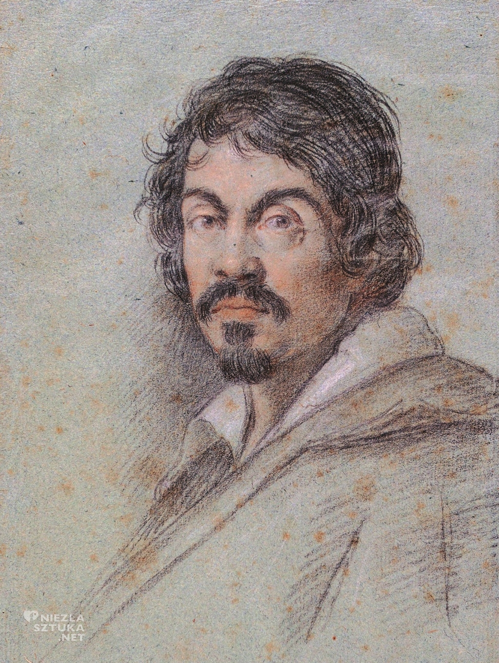 Ottavio Leoni, Michelangelo Merisi da Caravaggio, portret artysty, Niezła Sztuka
