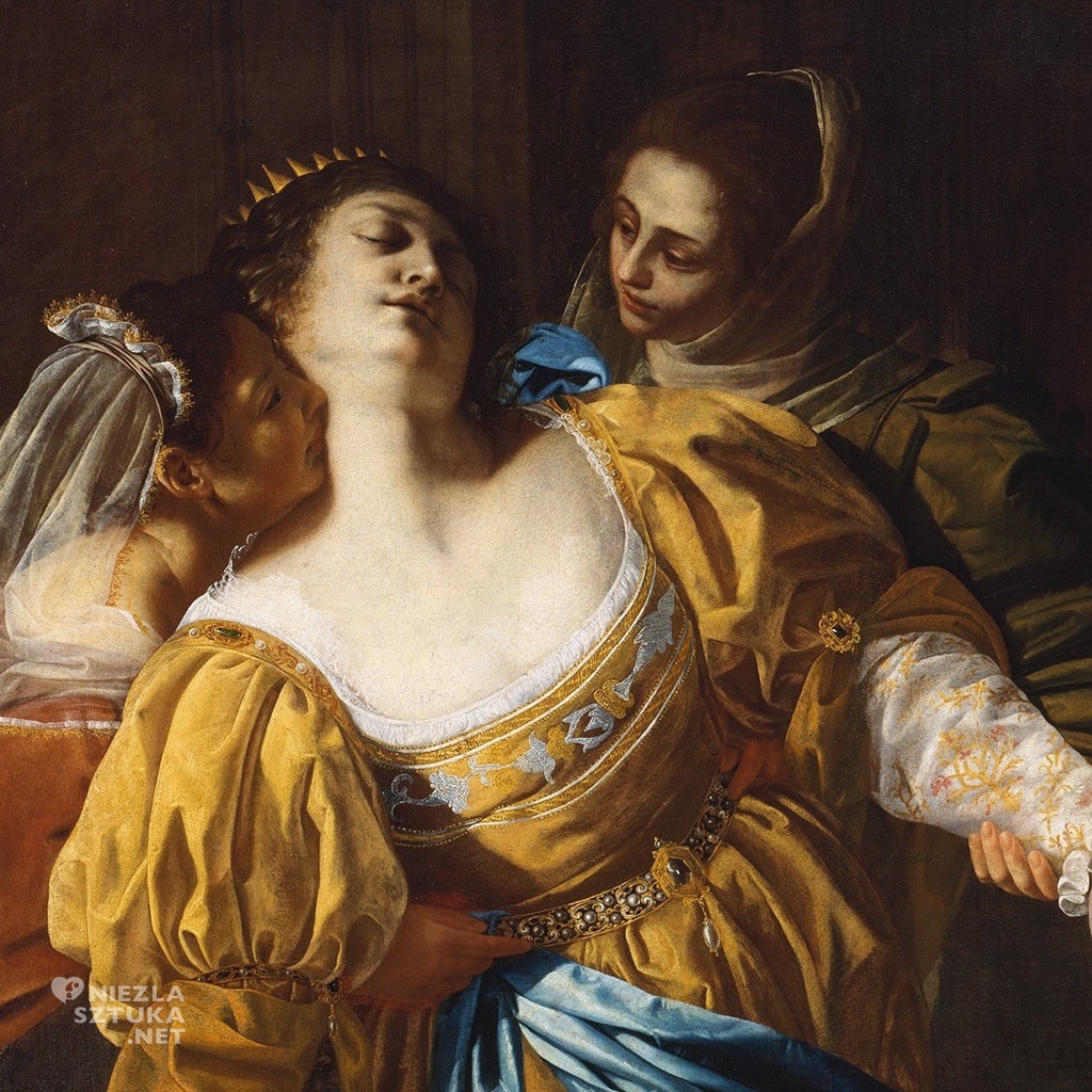 Artemisia Gentileschi, Ester przed Ahasuerusem, kobiety w sztuce, sztuka włoska, niezła sztuka