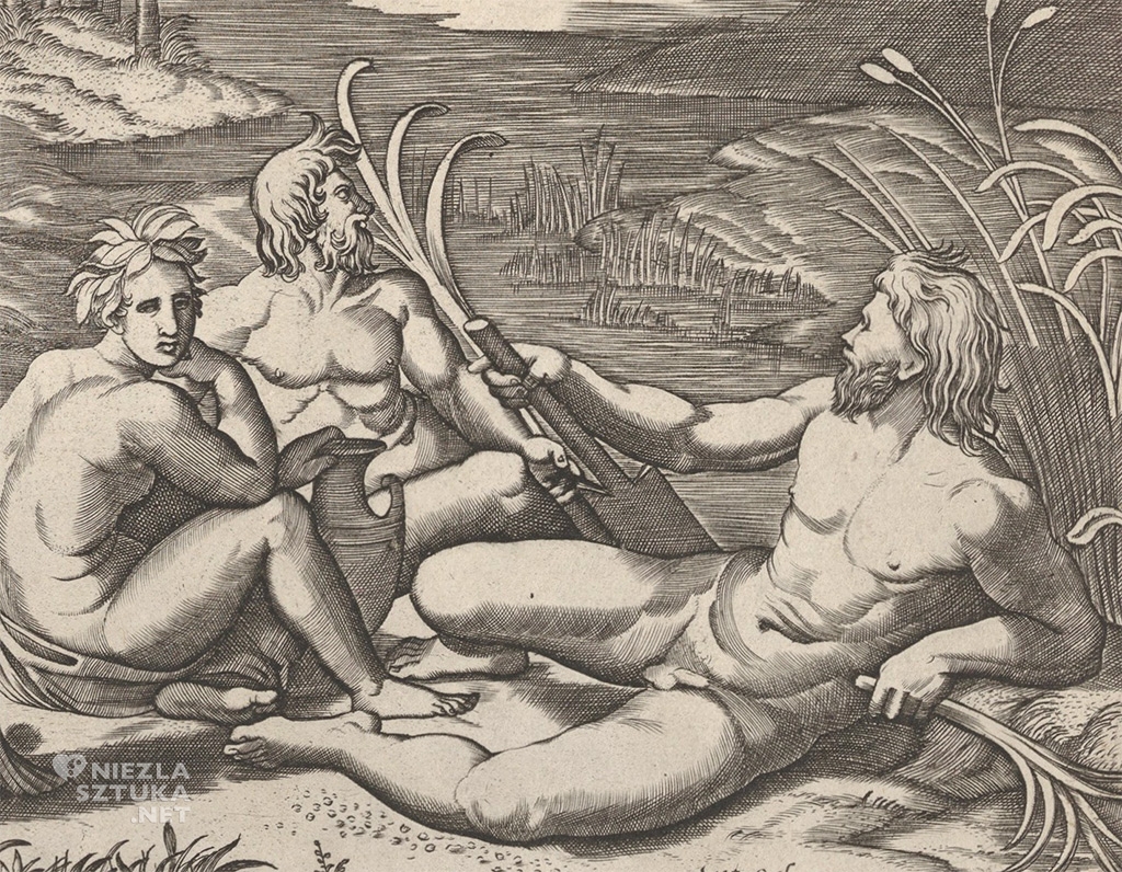 Marcantonio Raimondi, Sąd Parysa, niezła sztuka