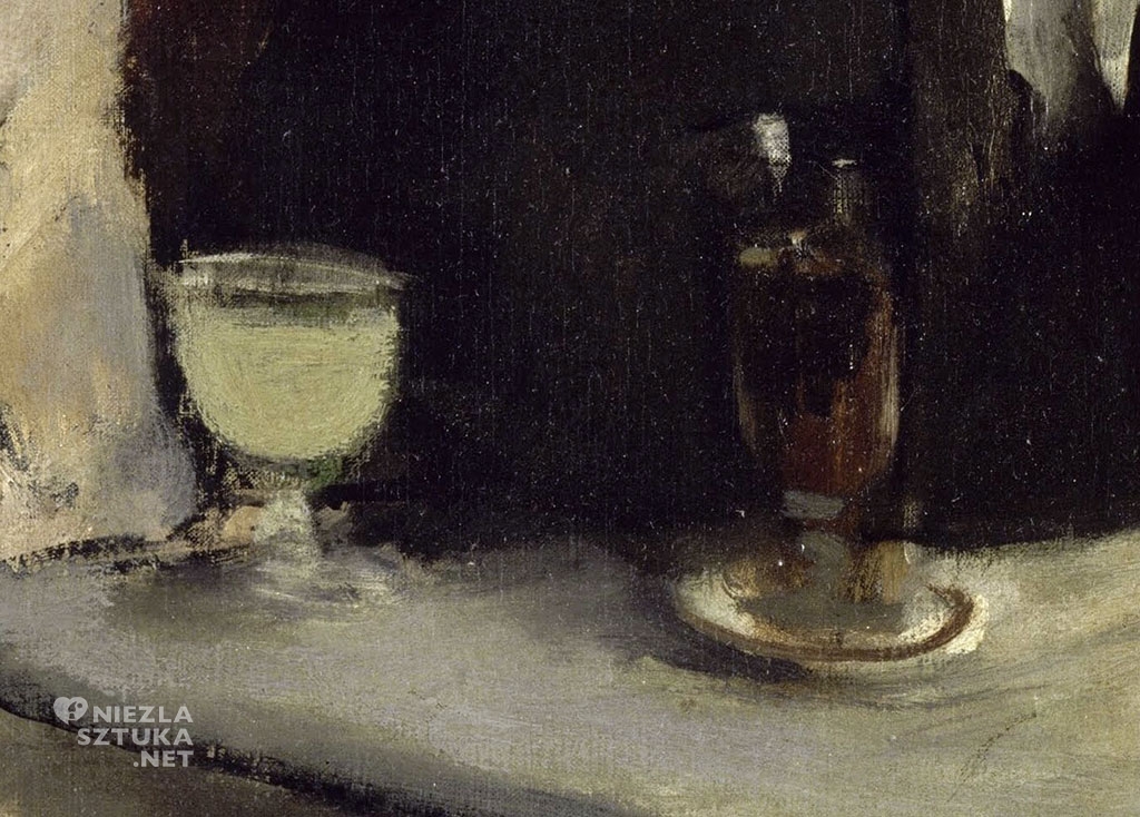Edgar Degas, Absynt, detal, alkohol, bohema, Niezła Sztuka