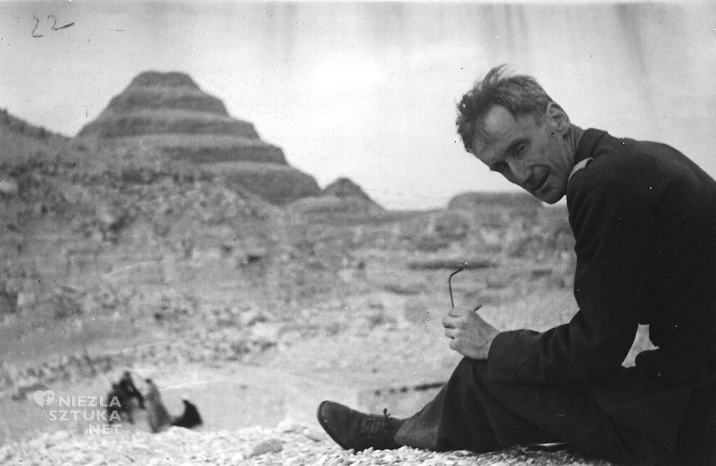 Czapski w Egipcie, 1943, fotografia, Niezła Sztuka
