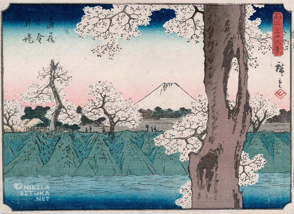 Utagawa Hiroshige, Widok góry Fuji, Niezła sztuka