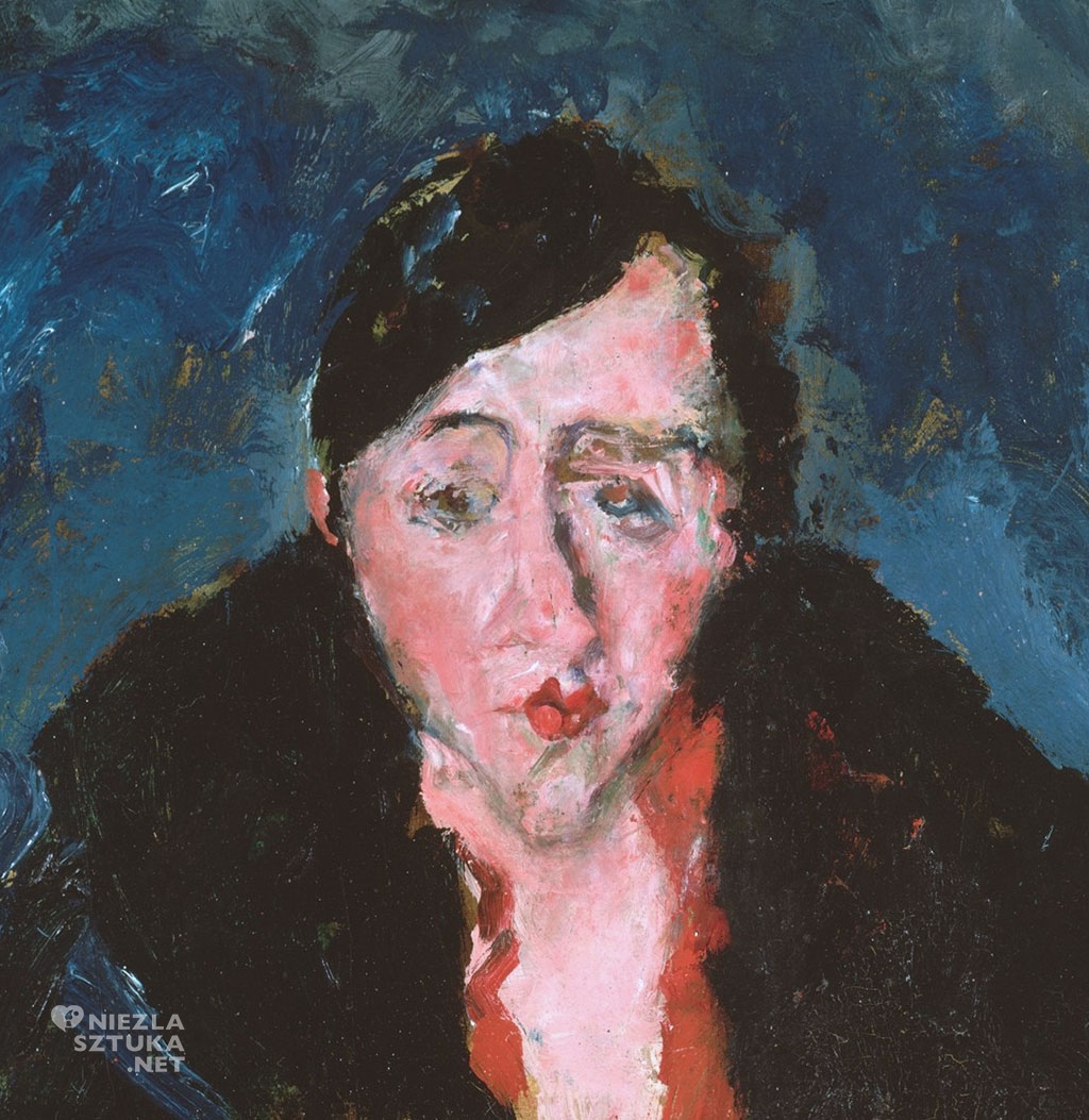 Chaim Soutine, Portret Madeleine Castaing, ekspresjonizm, sztuka francuska, żydowski artysta, niezła sztuka