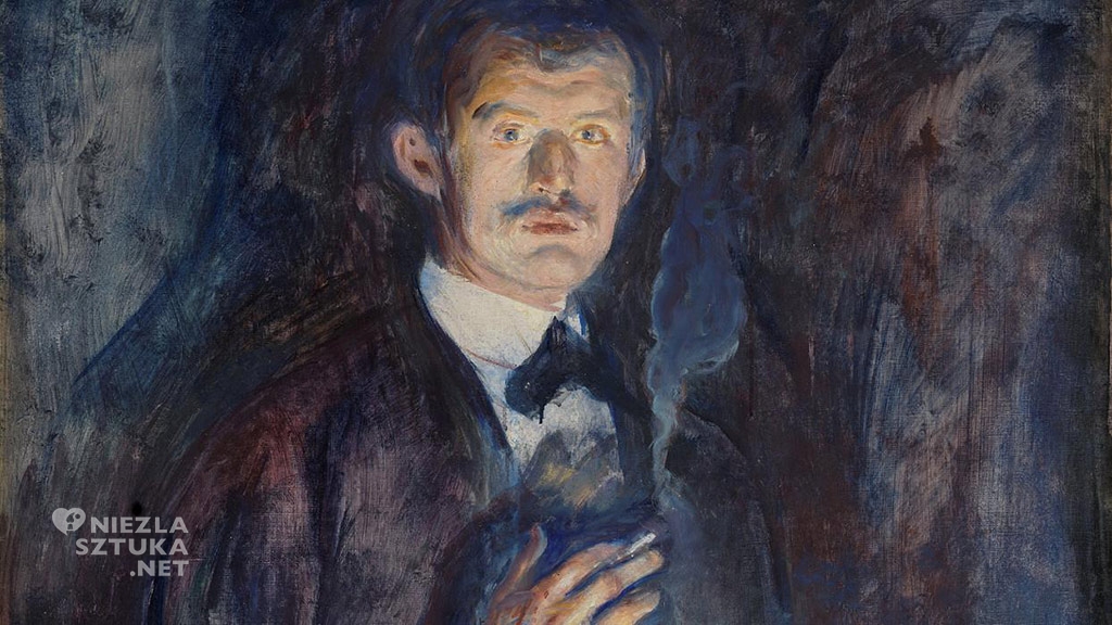 Edvard Munch, Autoportret, malarstwo, OsloNiezła sztuka