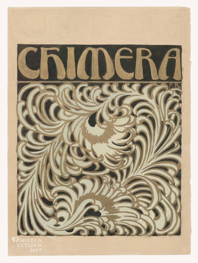 F. Ruszczyc Okładka „Chimery” Pióra, 1904