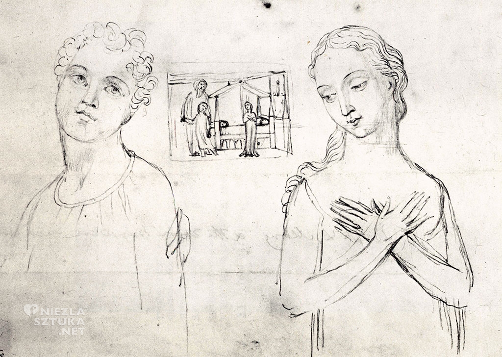 William Blake, Józef i Maria oraz pokój, w którym się ukazali, Wizjonerskie Głowy, sztuka angielska, Niezła sztuka