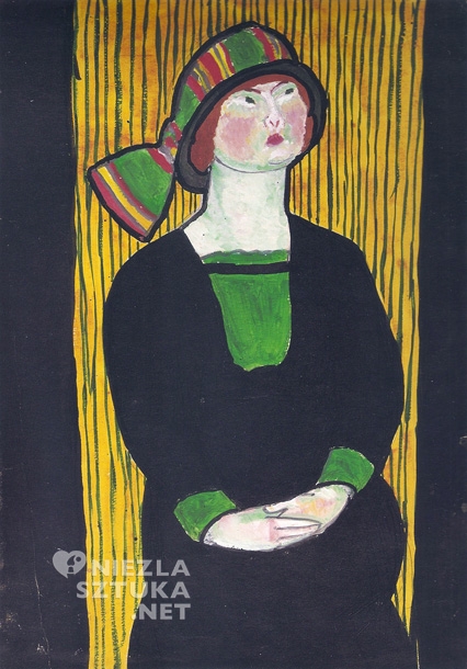 Jeanne Hébuterne, portret, malarstwo francuskie, niezła sztuka