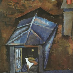 Jeanne Hébuterne, pejzaż, malarstwo francuskie, olej na płótnie, niezła sztuka