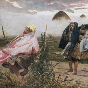 Jacek Malczewski, Boginka w dziewannach, z cyklu Rusałki, sztuka polska, symbolizm, Niezła sztuka