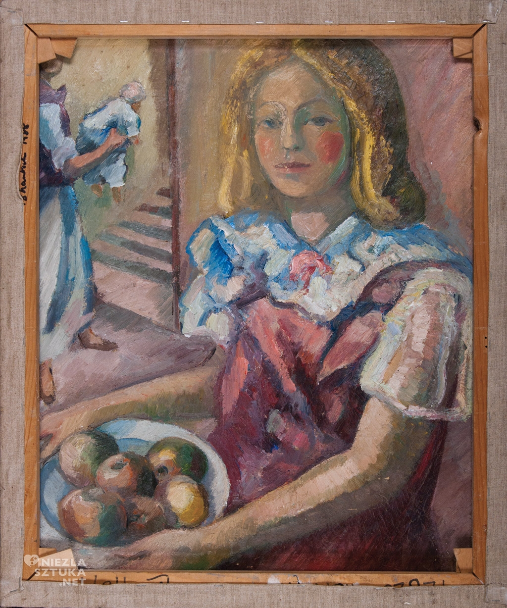 Mela Muter, Dziewczyna z koszem jabłek, kobiety w sztuce, sztuka polska, niezła sztuka