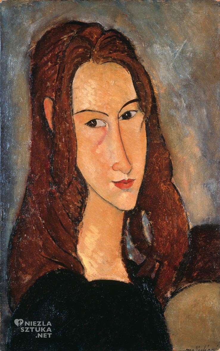 Amedeo Modigliani, żona, Portret Jeanne Hébuterne, Pinacothèque de Paris