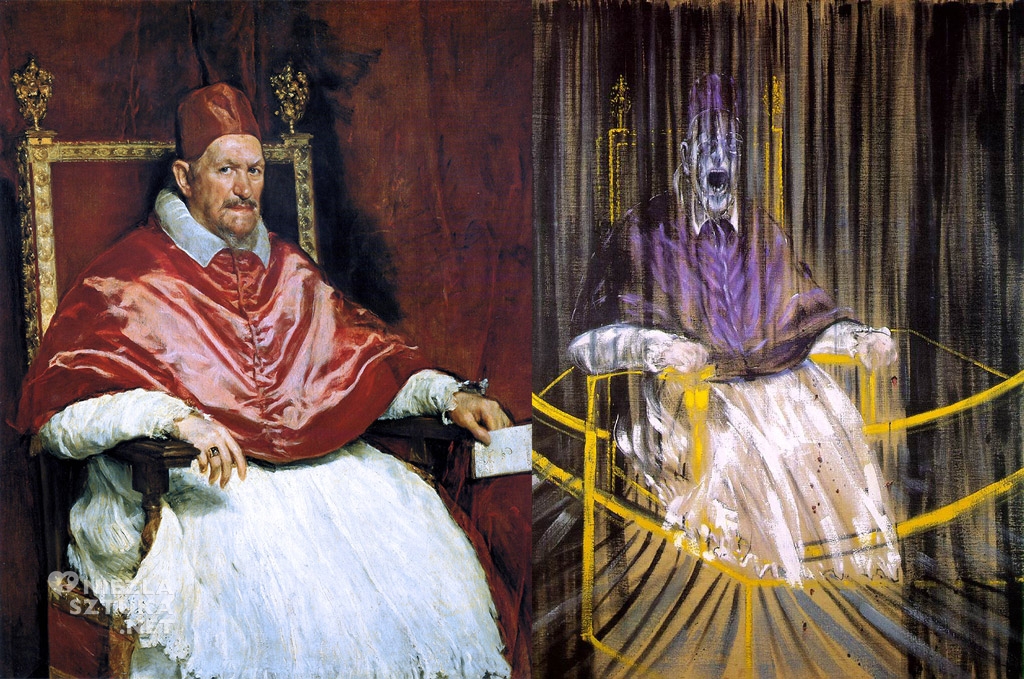 Diego Velázquez, Francis Bacon, Portret papieża Innocentego X, papież, Studium portretu papieża Innocentego X, niezła sztuka