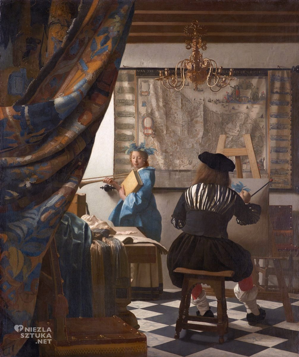 Johannes Vermeer, Alegoria malarstwa, Kunsthistorische Museum, Wiedeń, Niezła sztuka