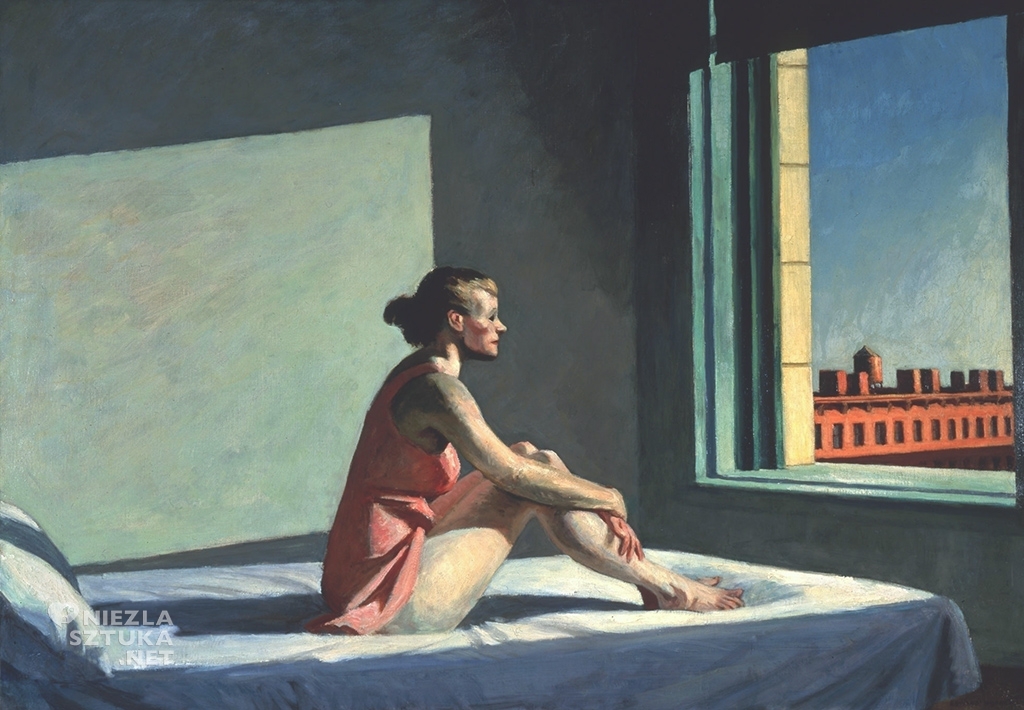 Edward Hopper Poranne słońce, sztuka amerykańska, niezła sztuka