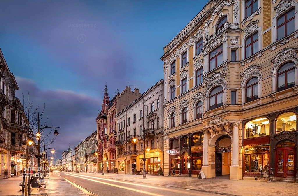Paweł Augustyniak, ulica Piotrkowska, pietryna, architektura, Łódź, niezła sztuka