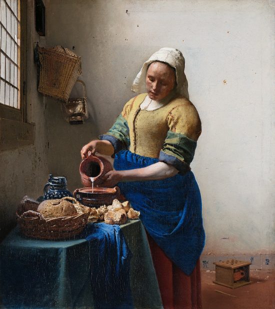 Johannes Vermeer, Mleczarka, ok. 1660, Rijksmuseum, Niezła sztuka