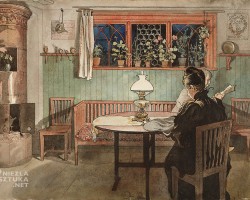Carl Larsson, Kiedy dzieci poszły spać, ok. 1895