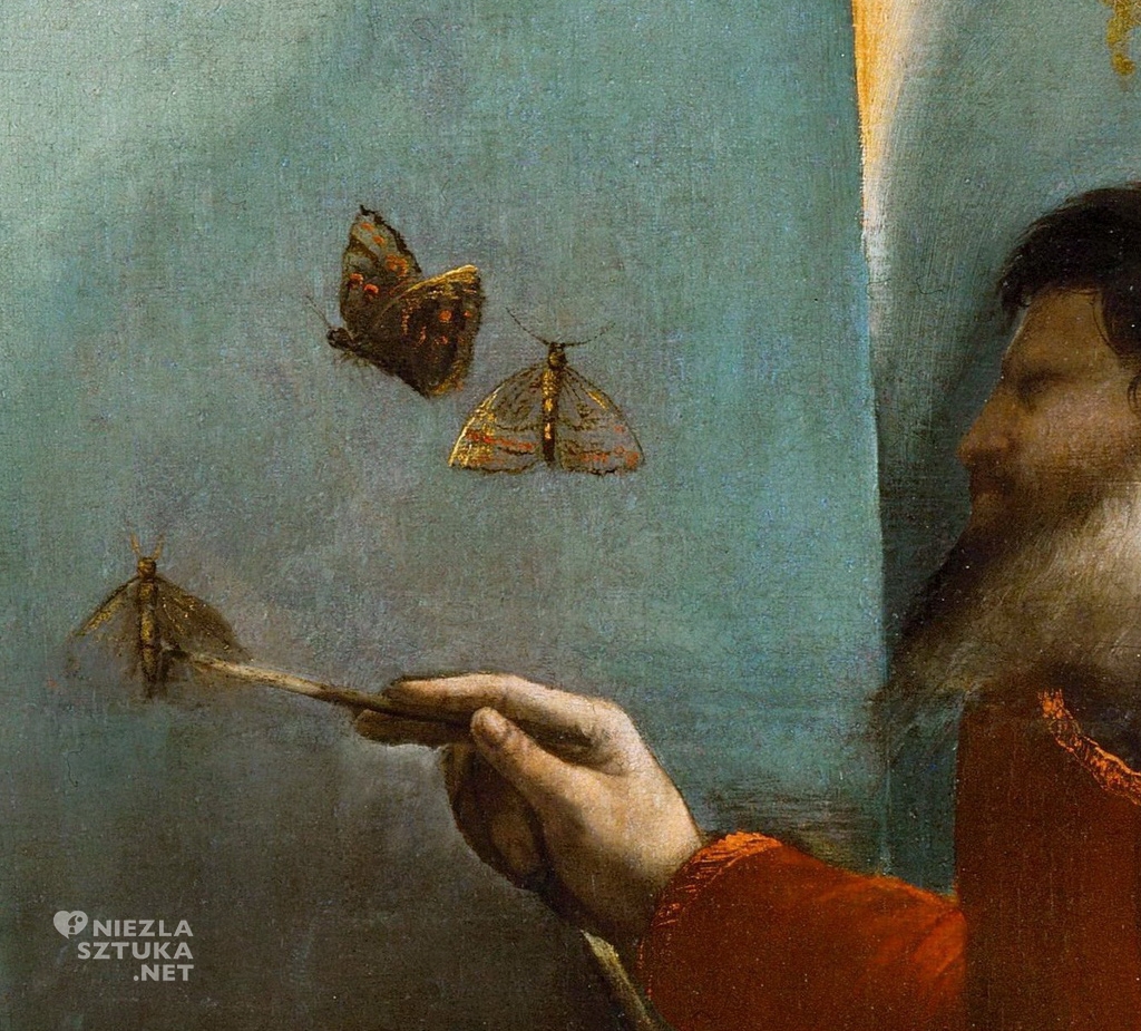 Dosso Dossi, Jowisz malujący motyle, Zamek Królewski na Wawelu, niezła sztuka