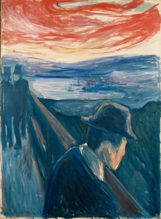 Edvard Munch, Rozpacz , malarstwo, portret, Niezła Sztuka