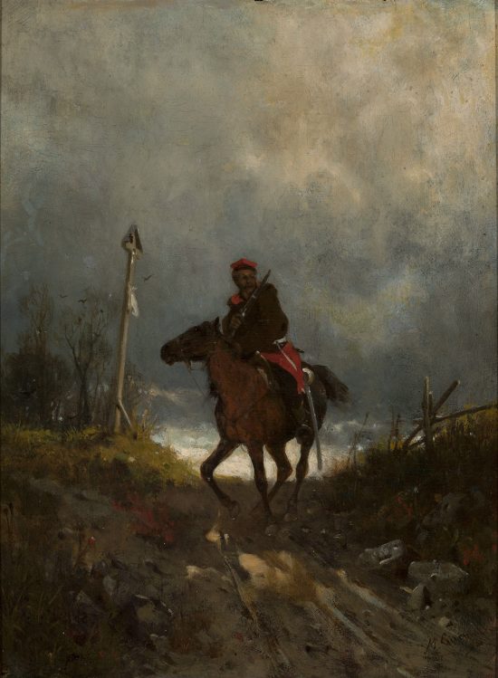 Maksymilian Gierymski, Powstaniec z 1863 roku, Muzeum Narodowe w Warszawie, malarstwo, sztuka polska, Niezła sztuka