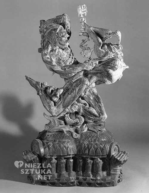 Stanisław Szukalski, Katyń, rzeźba, pomnik, projekt, sztuka polska,