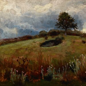 Jan Stanisławski, Krajobraz z gruszą, pejzaż, sztuka polska, malarstwo polskie, Niezła Sztuka