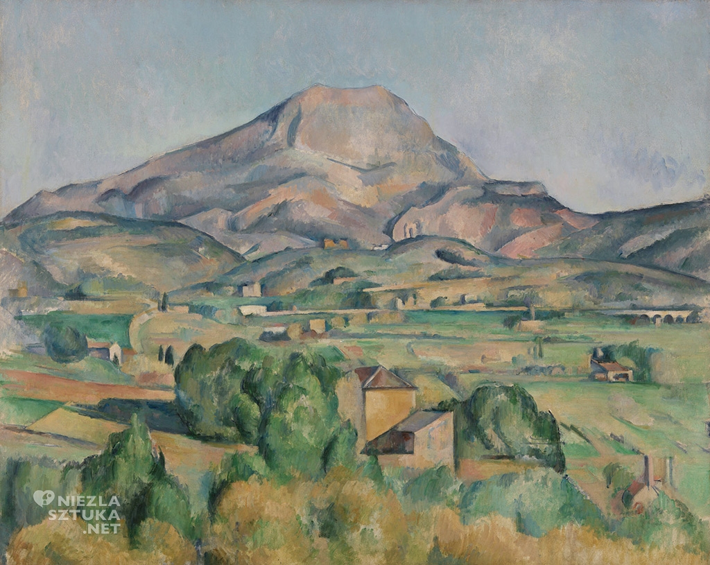 Paul Cézanne, Góra św. Wiktorii, sztuka europejska, malarstwo, pejzaż, Niezła Sztuka