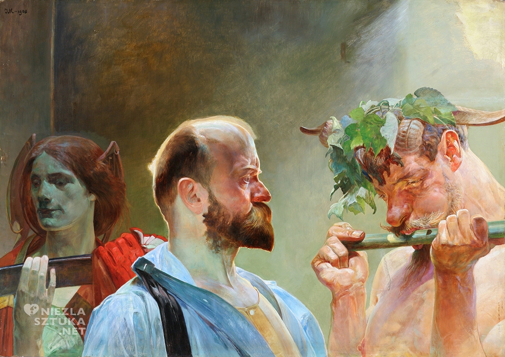 Jacek Malczewski, Tryptyk Prawo Ojczyzna Sztuka, sztuka polska, patriotyzm, symbolizm, malarstwo polskie, Niezła sztuka