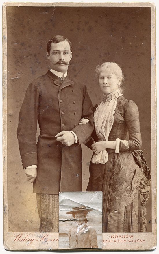 Wojciech Kossak z żoną, fotografia, niezła sztuka