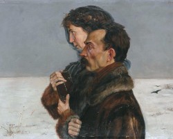 Wlastimil Hofman, Autoportret z przyszłą żoną, niezła sztuka