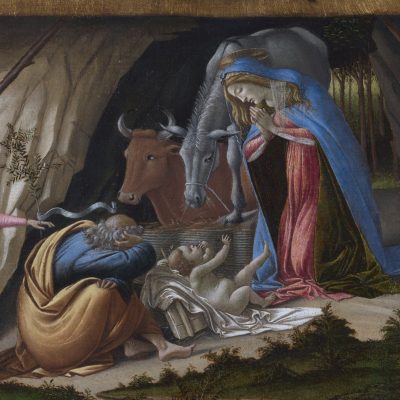 Sandro Botticelli, Mistyczne Narodziny, Boże Narodzenie, sztuka renesansowa, sztuka włoska, Londyn, niezła sztuka