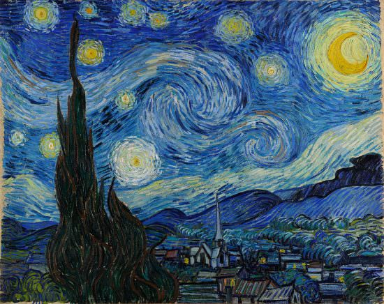 Vincent van Gogh, Gwiaździsta noc, ekspresjonizm, Niezła Sztuka